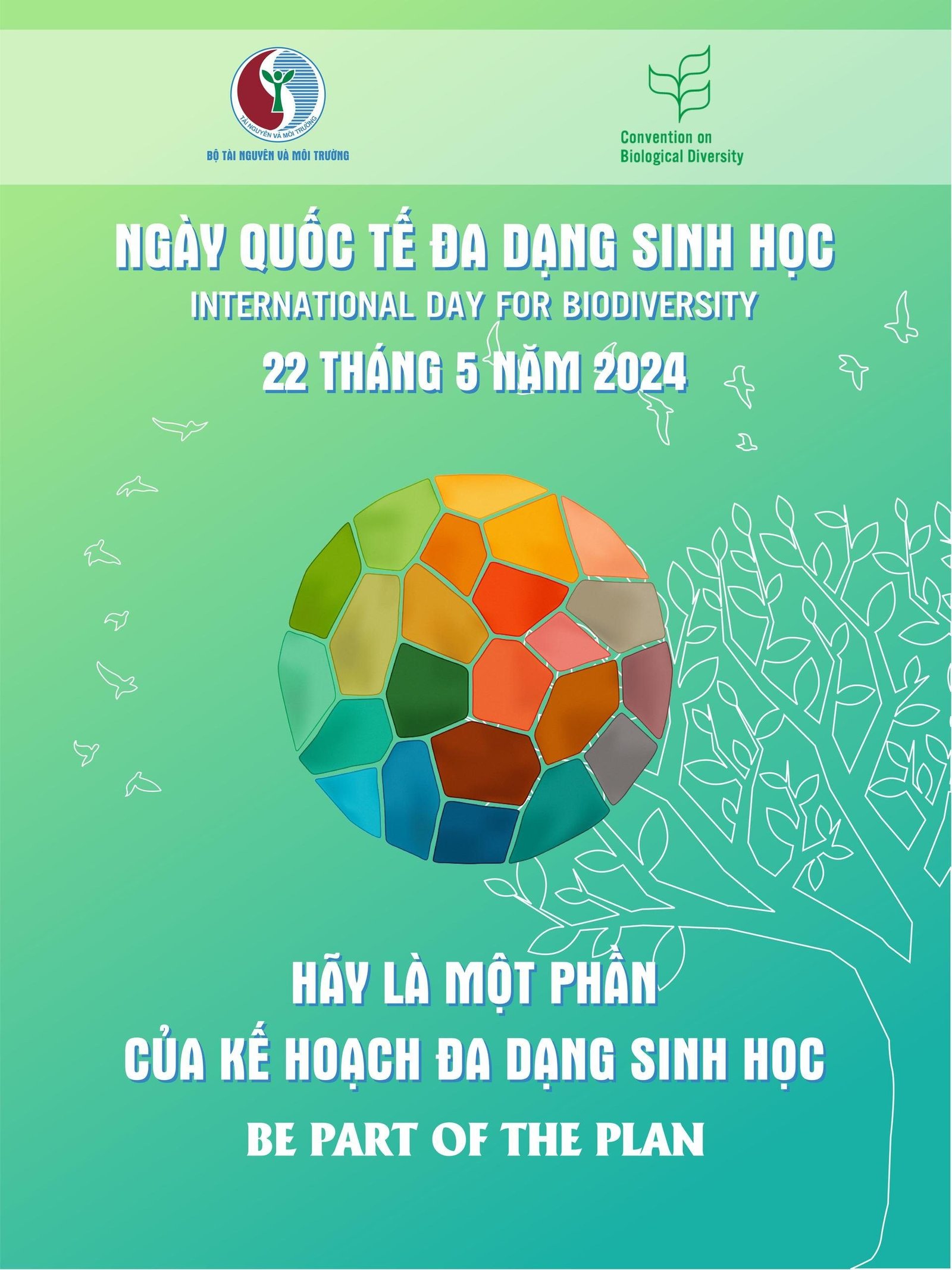 Poster Ngày Quốc tế đa dạng sinh học.
